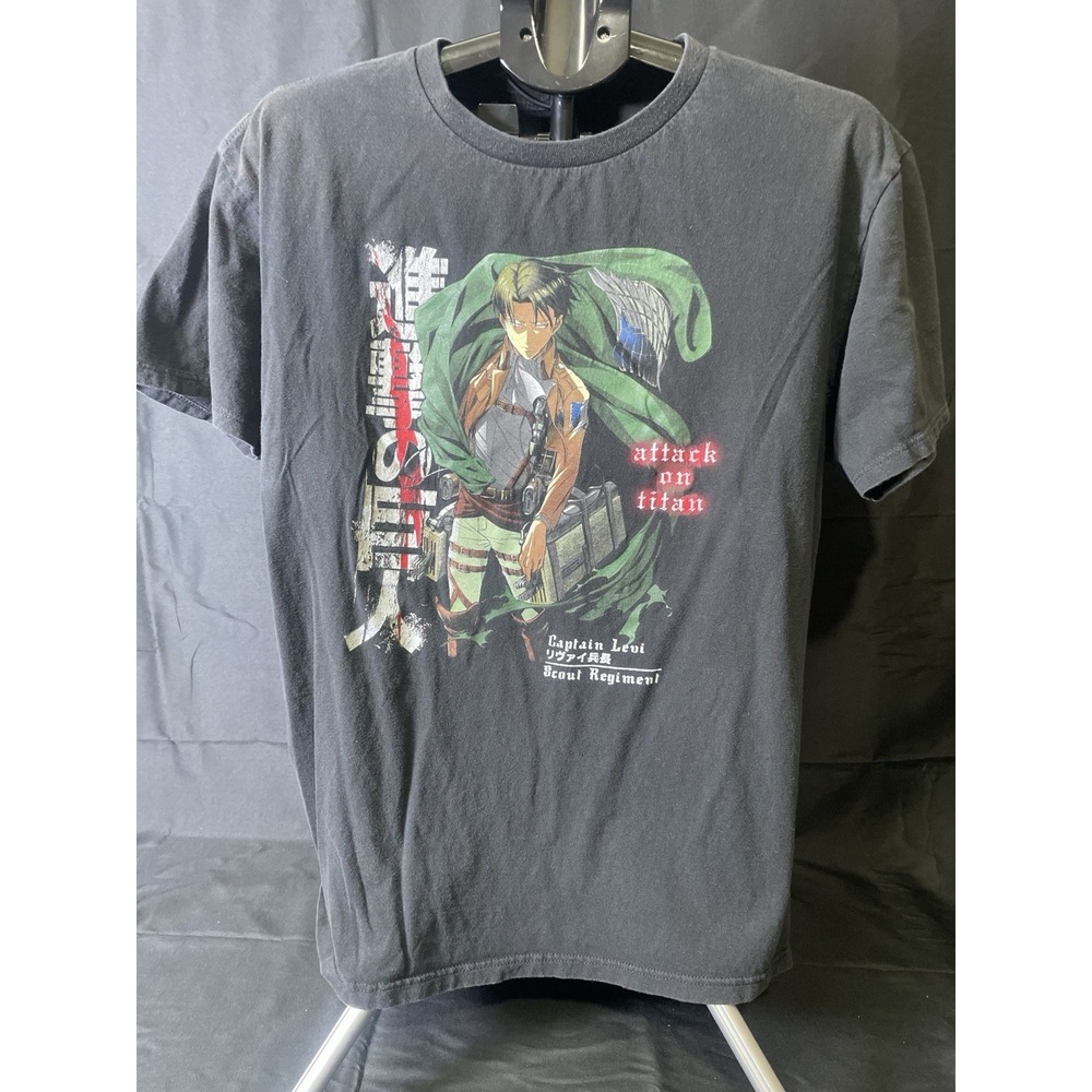 Attack on Titan Levi Ackerman Anime T Shirt Mens XL Funimation